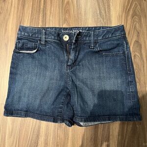 Banana Republic Women's Blue Denim Shorts